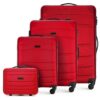 Valise de Voyage WITTCHEN Rigide en ABS 4 Roulettes Pivotantes Globe Line Bagage Cabine