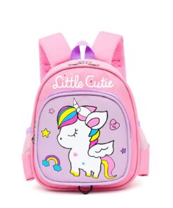 Sac à dos Hifot Licorne Imperméable pour Enfants 2 à 6 Ans Utilisation Quotidienne à l'extérieur