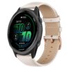 Bracelet de remplacement 20mm Cuir Compatible avec Garmin Forerunner 570 et Vivoactive 6, pour Sportifs, Activités Outdo