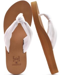 KuaiLu Tongs Femme Été Tissu Thong Matelas de Yoga Plates Coussinées Sandales Plage et Piscine Chaussures -.relaxation,Y