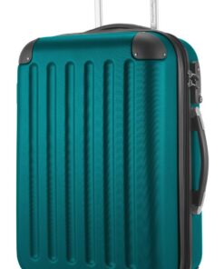 Valise Rigide Extensible TSA Cabine à Main 42 L, Trolley Extra Léger avec 4 Roues, 55 cm Vert Aqua