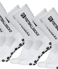 Chaussettes De Football Pour Homme Antidérapantes, Chaussettes Sport Anti-glisse pour Foot Basket Yoga Trekking(39-46)
