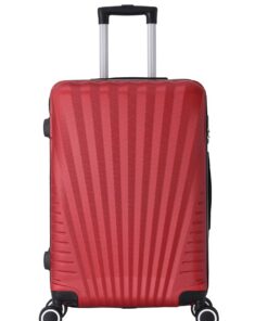 Valise cabine TROLLEY ADC 55x34x23 Étanche 2,5 Kg 39 L Collection Elegance Bordeaux Maniable Pratique