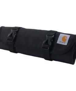 Carhartt Rouleau Utilitaire à 18 Poches Durable et Résistant à l'Eau | Rouleau d'Outils Essentiel Noir Taille Unique
