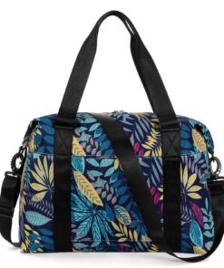 Sac de Voyage Étanche Weekend pour Femme et Homme - Grand Sac de Sport Pliable à Bandoulière pour Gym, Natation, Camping