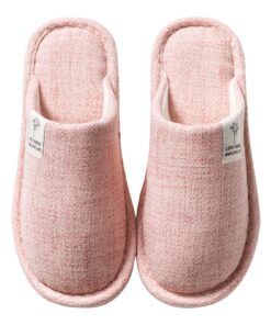 Colexy Chaussures de Maison Antidérapantes Femme et Homme - Confortables, Légers et Chauffantes pour l'Hiver - Tailles D