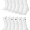 PUMA Lot de 12 paires de chaussettes de tennis unisexes pour hommes et femmes - Comfort et Durabilité - Lot de 12 paires