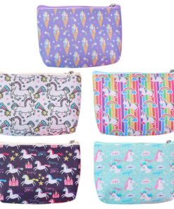 BESTYASH 5 Pièces de Rangement Cartoon Licorne Pratiques pour la Maison et Voyage