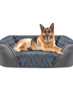 JOEJOY Panier Chien XXL Anti-anxiété, Coussin Grande Taille Confortable pour Grand Chiens et Chats, 106x80x23cm