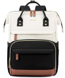 LOVEVOOK Sac à dos étanche pour femme, fille et adolescente - Avec compartiment pour ordinateur Portable (15,6" et 17,3"