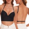 Vinperfor Soutien-Gorge Dos Nu Invisible - Doux, Transparent et Multiples Usages Sans Coutures