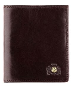 Portefeuille WITTCHEN Da Vinci Marron Cuir de Grain | Trenchant Design pour Hommes | Affaires et Événements | Premium Qu