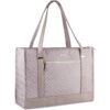 EMPSIGN Sac Cabas Femme Grande Capacité pour Ordinateur Portable 15,6 Pouces - Idéal pour Travail et Voyage