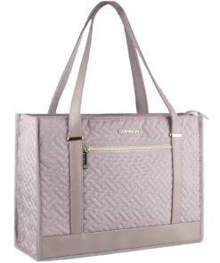 EMPSIGN Sac Cabas Femme 15,6 Pouces ordinateur Portable Femmes Shopping Travail Voyage Grande Capacité