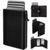 [dwnkove Portefeuille Homme] + [Porte Carte Bancaire avec Fermeture Magnétique] + [Portefeuilles et Porte Cartes Cuir Po
