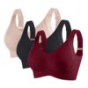 Soutien-Gorge Push-Up Anti-Affaissement Respirante pour Femmes Grande Taille - Brassière Casual Sports Yoga