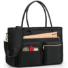 RAINSMORE Sac à main pour professeur de lycée pour ordinateur 15.6" - Sac cabas femme - pour enseignant, infirmière, et