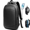 HEROIC KNIGHT Sac à Dos Ordinateur Portable 17 Pouces Léger Extensible Antivol Imperméable pour Homme Loisirs Affaire Sc