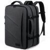 LOVEVOOK Sac à Dos Cabine Grand 40L Gris - Sac Pour Voyage Avion Homme Femme.antivol, Résistant Aux Éclaboussures, Ordin