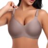 Ganado Soutien-gorge push-up doux et confortable sans armatures - Col en V profond - Meilleures ventes sur Amazon