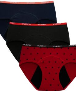 Culottes menstruelles coton INNERSY pour ado filles 10-16 ans lavables ÖKO-TEX