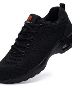 DYKHKMILY Chaussures de Sécurité Femmes Légères Coussin d'Air Confortables Chaussures de Travail pour Femmes