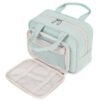 Narwey Traversier Grande Trousse de Toilette Femme + Fonctions + Usage en Voyage + Séche-Mains Intégrés + Vert Menthe