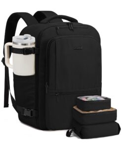 LOVEVOOK Sac à Dos Voyage Cabine Avion Imperméable Oeko-Tex 100 Homme Femme 50L Valise de Voyage pour Travail et Randonn