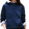 Tommy Jeans Sweat à Capuche Femme Linear Réversible Élégant Hiver