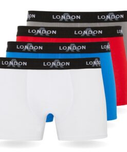 Boxers doux pour hommes FM London - Lot de 8 - Élastique - OEKO-TEX STANDARD 100