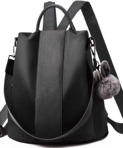 Charmore Femme Sac À Dos Étanche En Nylon Sacs D'école Anti-vol Sacs À Bandoulière - Sac à dos étanche femme | Sac anti-