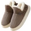 Donpapa chaussons chaudes femme homme hiver confortable antidérapantes chaudres mousses à mémoire