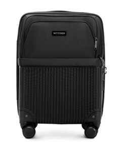 WITTCHEN Axis : Valise Cabine Absolument Parfaite pour Voyageurs Pdf | Légère & Robuste | Compartment pour Ordinateur 15
