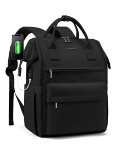 LVOOK LVOOK Sac à dos pour adolescentes et filles, portable 15,6", école et université, voyage, pratique et élégant