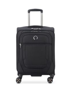 DELSEY PARIS Valise Cabine Souple Slim Helium DLX Noir 55x40x20 cm 35L S