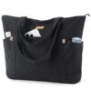 Sac Lekesping Voyage Femmes Grands en Velours Côtelé Léger Ordinateur 17 Pouces.shopping quotidien