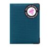 Color Pop Portefeuille extraplat Anti-RFID (Protection des données bancaires) - 100% France - Bleu pétrole
