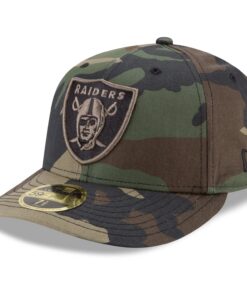 New Era 59Fifty Low Profile Cap NFL Las Vegas Raiders Équipe de football américaine Accessoire de baseball Événements sp