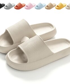Calish Chaussons Antidérapants Homme Femme Douche Très Léger Amorti - Maison Jardin Plage