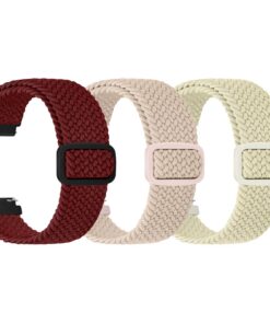 Bracelet Tressé Samsung Galaxy Watch 3 Réglable élastique Sport pour Adultes Femmes et Hommes Fitness Élastique Compatib
