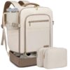 Lovesook Sac à dos voyage cabine séparé chaussures 40L femme ordinateur portable 17" bagage à main