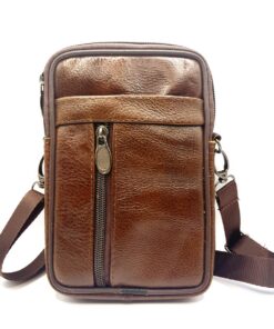 Sac à Dos Charmoni Homme - Pratique et Léger pour les Voyageurs - Bandoulière Amovible - Cuir Vachette Thaumaturge - fac