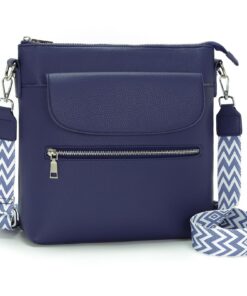 Sac JSDOST Bandoulière Femme Multipoches avec 4 Poches Zippées et 7 Compartment Femme