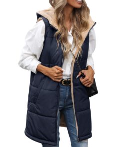 RITOSTA Gilet Femme Chaud Automne Hiver Global Recycled Standard RITOSTA Gilet Réversible Femme Automne Hiver Global R