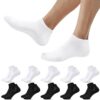 Chaussettes Falechay Hommes & Femmes Coton Respirantes OEKO-TEX STANDARD 10 Paires Sport Courtes Unisexe