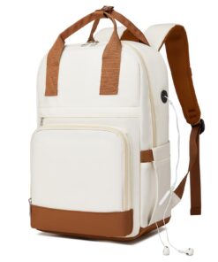 Kono Sac à Dos Ordinateur 15,6' Imperméable et Antivol Femme Grande Capacité pour Travail, École et Voyage