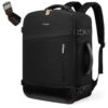 LOVEVOOK Sac de Voyage Cabine 40x20x25 cm Extensible Léger Étanche Bagage à Main Femme pour Weekend Affaires - OEKO-TEX
