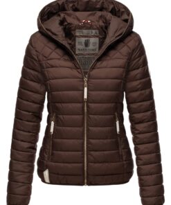 Veste demi-saison matelassée Navahoo B838 avec capuche pour femme en ventewarehouse