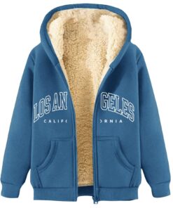 PVUCPOT Veste Polaire Femme Homme Chaud Doublure Zippée à Capuche #Hiver #Automne #FemmeHomme