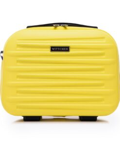 Valise cosmétique WITTCHEN Skyspeed Line ABS Rigide Femme Jaune Air France/Easyjet/Ryanair/Transavia France